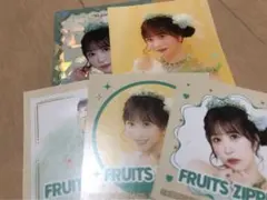 FRUITSZIPPER 一番くじ 櫻井優衣 ステッカー おまけ付き