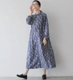最終値下げ❗️LA MARINE FRANCAISE リバティ シャツワンピース - メルカリ