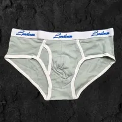 LANUBUM カラーブリーフ 前あき　Lサイズ　グレー