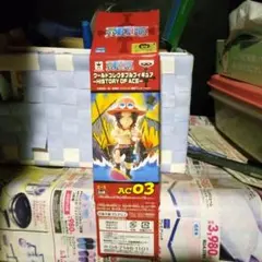 ワールドコレクタブルフィギュア　ワンピース　ヒストリーオブエース　空き箱のみ
