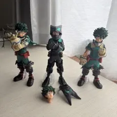 僕のヒーローアカデミア 緑谷出久 フィギュア 3種セットのサムネイル