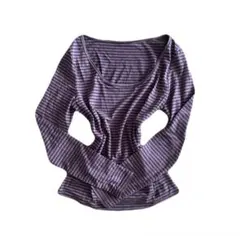 平成00sマクブリングy2kボーダー柄ロンTピチT長袖