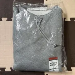 GU ヘビーウェイトスウェットスタンドカラー プルオーバー XL グレー