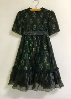 美品 発表会 結婚式 フォーマルワンピース 130