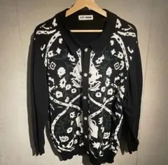 ニットポロ カーディガン