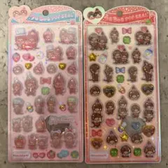 正規品 もんちっち うるちゅるポップシール 2種セット