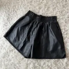 【新品】Miniministore レザー ショートパンツ ウエストゴム