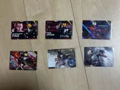 仮面ライダーシリーズ　 スクラッチカードダス　555 ファイズ　6枚セット