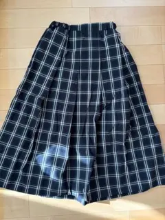 MidiUmi チェック柄 フレアスカート ロング丈のサムネイル