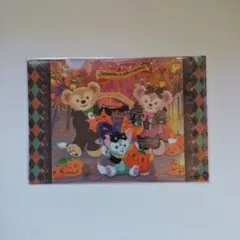 ダッフィー　ハロウィン　ミニクリアファイル