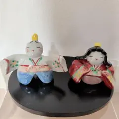 雛人形 伝統的な陶器製 多色