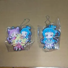 ラバーキーホルダー キミとアイドルプリキュア２個売り