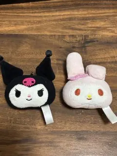 サンリオ クロミ マイメロディ ぬいぐるみ マスコット 2点セットのサムネイル
