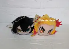 ぬいぐるみマスコット 2体セット 鬼滅の刃 煉獄杏寿郎、伊黒小芭内