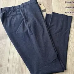 未使用品 COMME CA MEN コムサメン テーラードパンツ ネイビー M