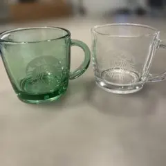 スターバックス ガラス製マグカップ 2個セット