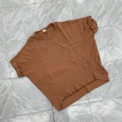 ズーティー ワッフルTシャツ リラックスフィット カフェブラウン フリーサイズのサムネイル