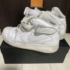 Nike Air Force 1 Mid White エアフォース1 26cmのサムネイル
