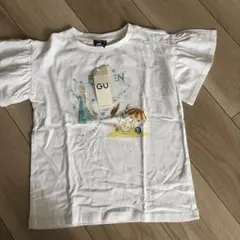 未使用GU アナ雪 グラフィックTシャツ 130のサムネイル