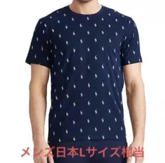 ポロラルフローレン 日本Lサイズ相当 ポニープリントクルーネックTシャツ 新品