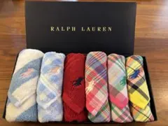 Ralph Lauren タオルハンカチ 6枚セット　ギフト