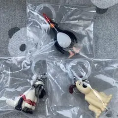 ウォレス　グルミット　めじるしアクセサリー　ガチャ　3点セット