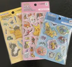 ポケモン 韓国限定　ステッカーセット　水シール