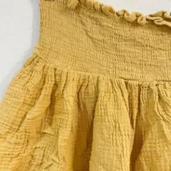 FOREVER 21 【US S】フリル付き　ミニスカート マスタード　春夏