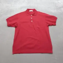 Christian Dior 美品 A1434 ポロシャツ 半袖 M 赤のサムネイル