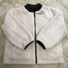 ブリーズ　2wayリバーシブル　アイボリー フリースジャケット 130
