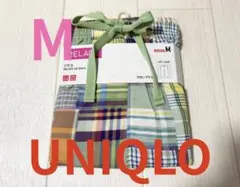 ●新品タグ付きユニクロレディース●レーヨンリラコパンツルームウェア●チェック柄M