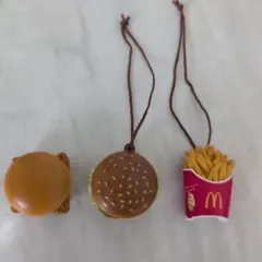 マクドナルドbigmacハンバーガーフライドポテトキーホルダーフィッシュのサムネイル