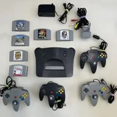 NINTENDO64 本体 コントローラー ゲームセット