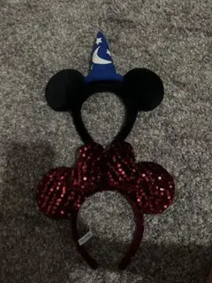 ミッキー耳と魔法使いの帽子セット