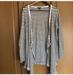 ギャップ カーディガン 長袖 ボーダー