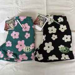 マーキーズ　半ズボン　ハーフパンツ　ショートパンツ　花柄　80