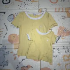 GAP 親子ペア Tシャツ 2枚セット イエロー