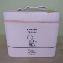 スヌーピー ピンクポーチ ミラー付き