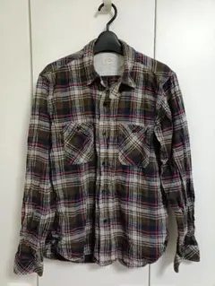 ネルシャツ（Lサイズ） 秋冬用　チェックシャツ