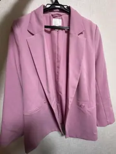 ピンク テーラードジャケット