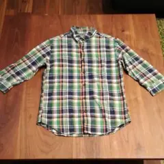 チェックシャツ ネルシャツ　シップス　ships
