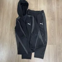 PUMA フード付きジャージセットアップ　150/140