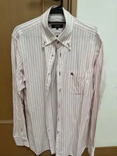 バーバリーブラックレーベルボタンダウンシャツ