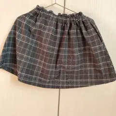 チェック柄キッズスカート