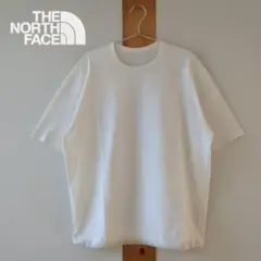 ノースフェイス ワンダークルー Tシャツ L 白 裾ドローコード NT32483