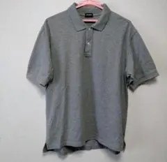 【美品】UNIQLO　ユニクロ　グレー ポロシャツ　綿１００％　Sサイズ