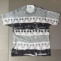 USA製 80s ミッキーマウス Tシャツ 古着 ヴィンテージ 総柄