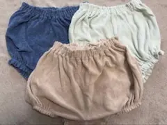 UNIQLO AIRism ベビー用かぼちゃパンツ 3点