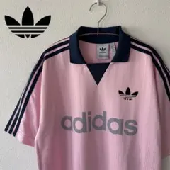 【希少】 adidas COLLARED GOALIE クリアピンク　ポロシャツのサムネイル