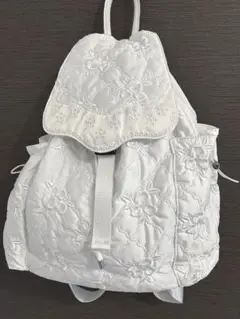 POPPY あさぎーにょ リュック ホワイト ショッパー付き